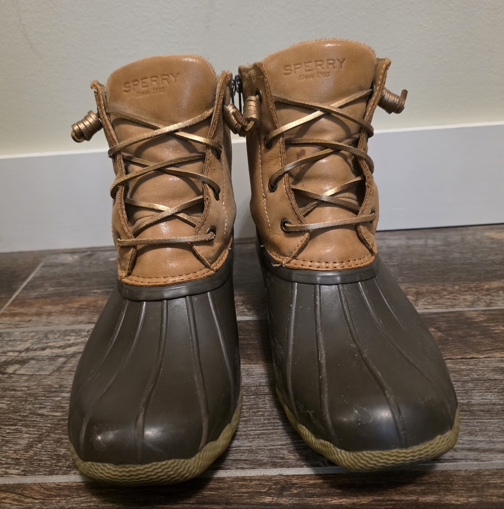 Womens Sperry Duck Boots Size 9.5